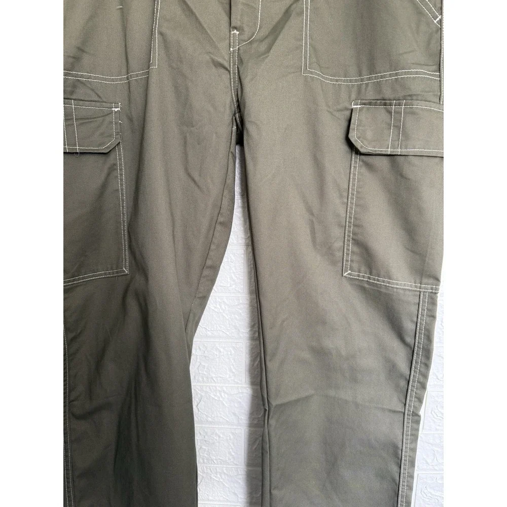 True Religion Mens Baggy SN Cargo Pants Khaki Kalamata 34 700248